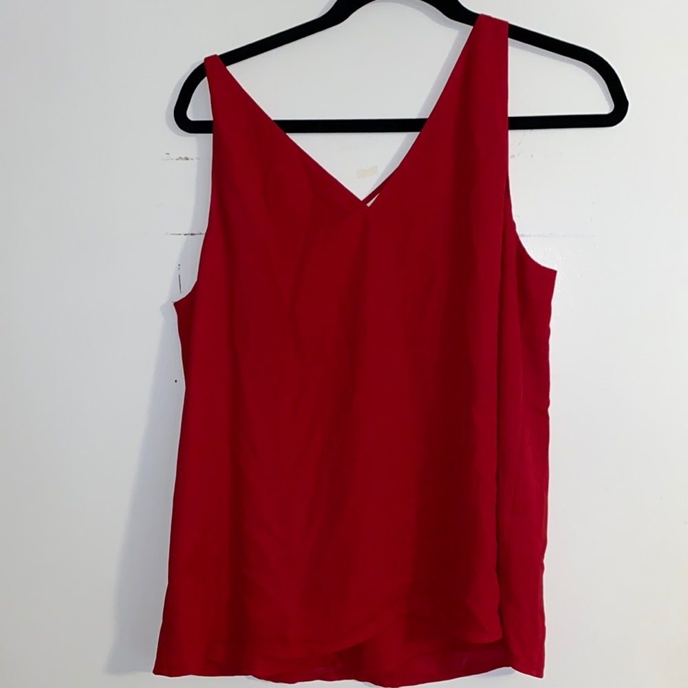 Express Red blouse tank - BNWT - holiday party